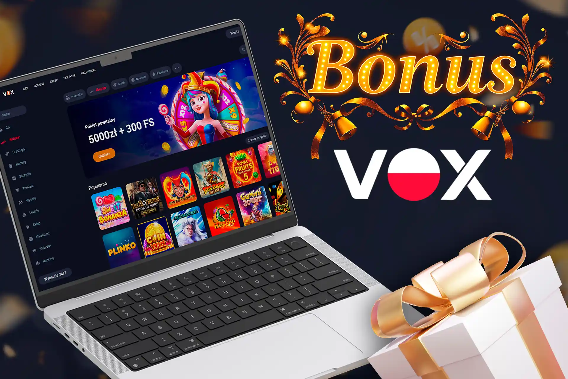 Sprawdź różne rodzaje bonusów w Vox Casino i otrzymaj bonus powitalny!