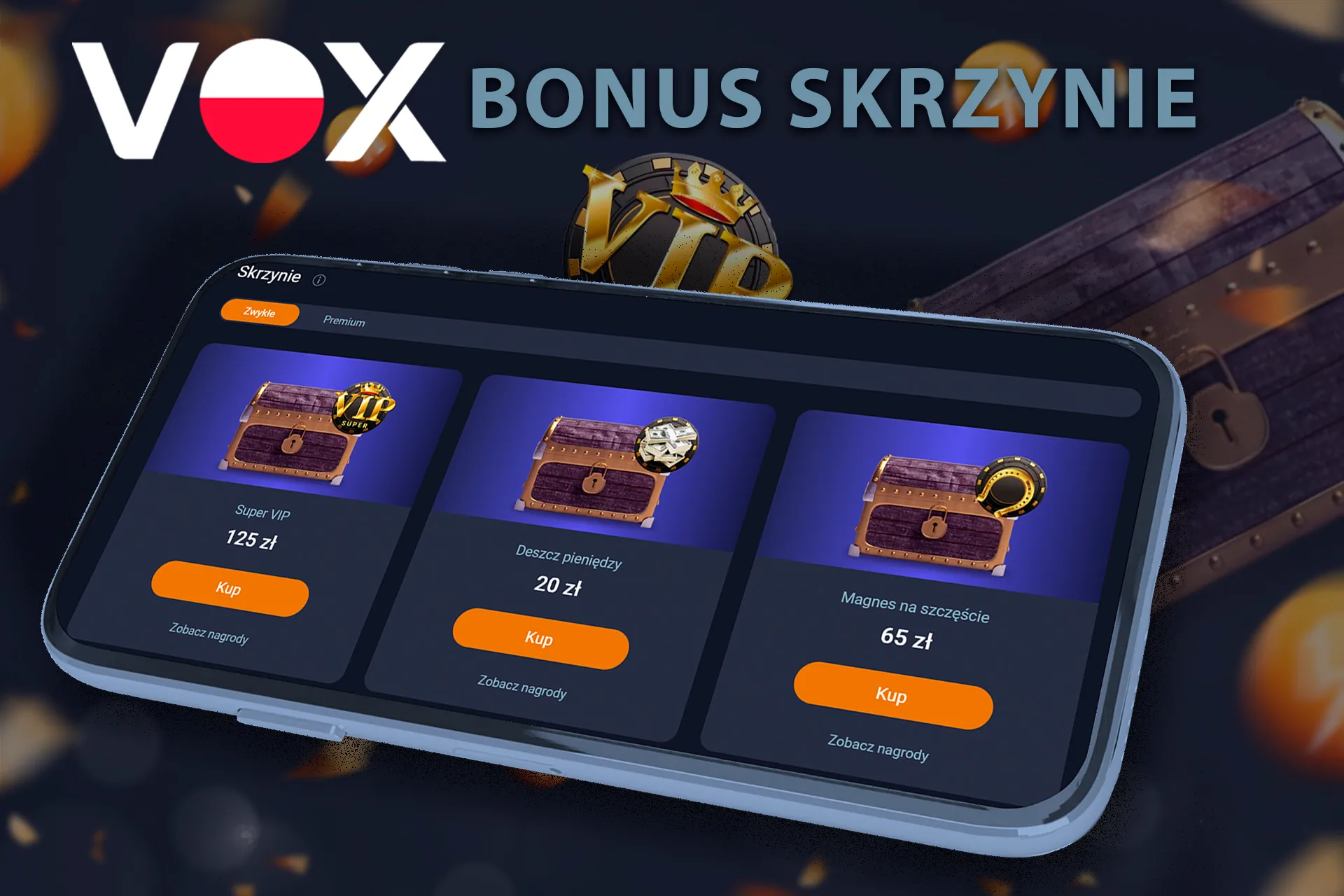 Wiele wspaniałych prezentów czeka na Ciebie w skrzyniach Vox Casino