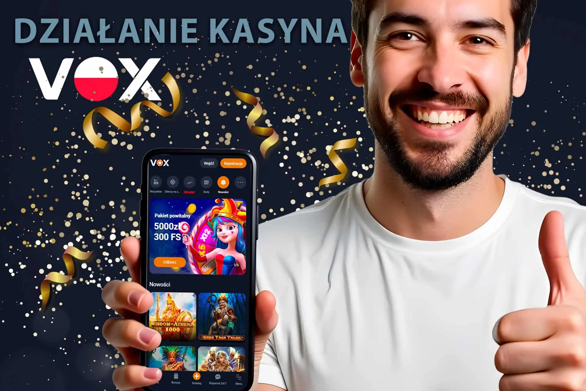 Vox Wspaniałe kasyno dla hazardzistów